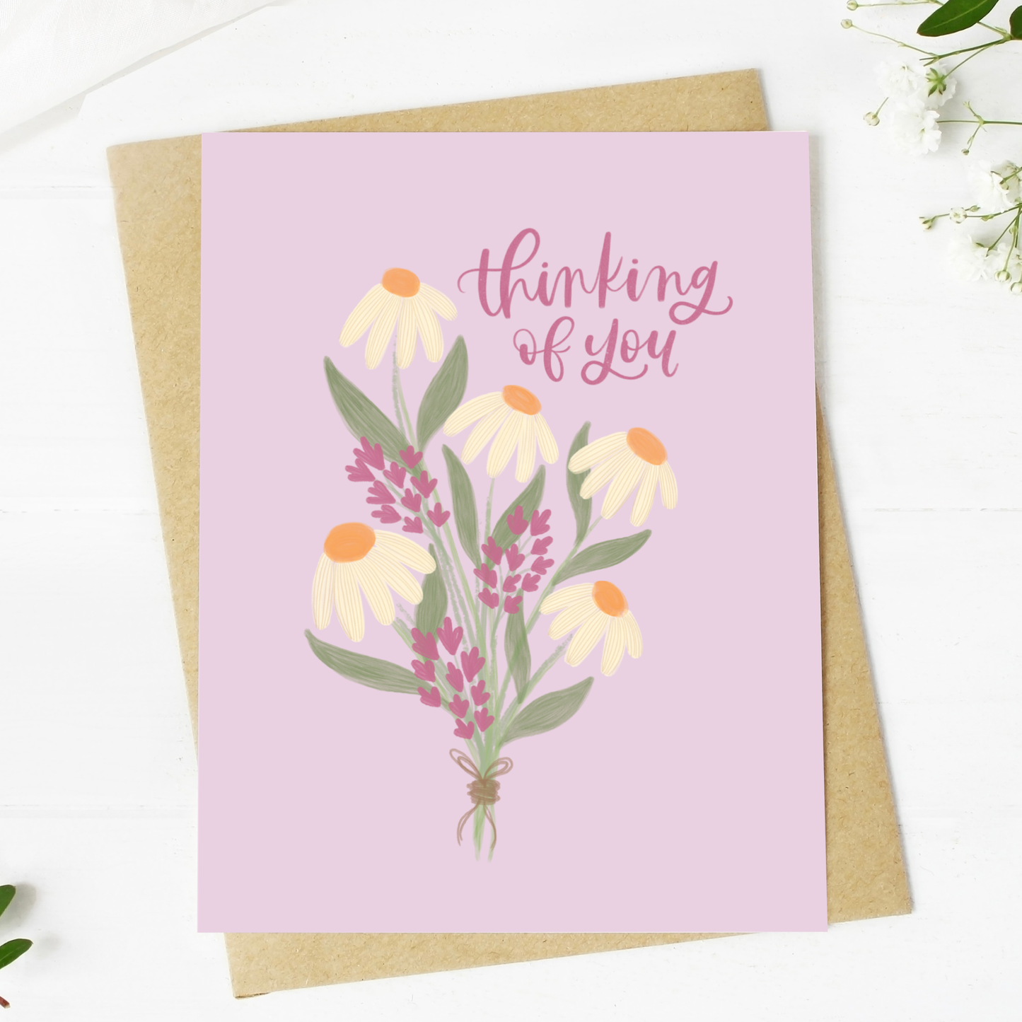 "Thinking of you" Greeting Card