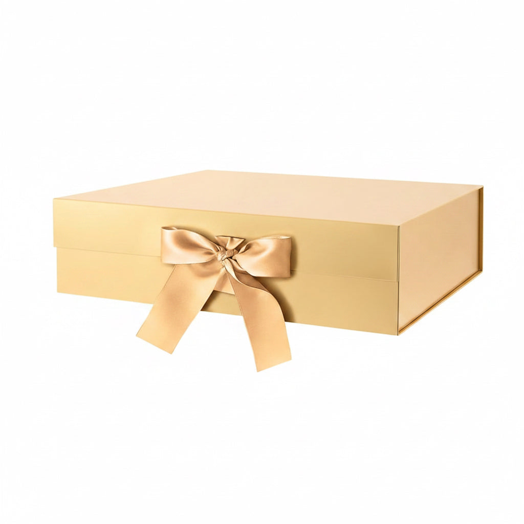 Gold Ribbon Magnetic Gift Box