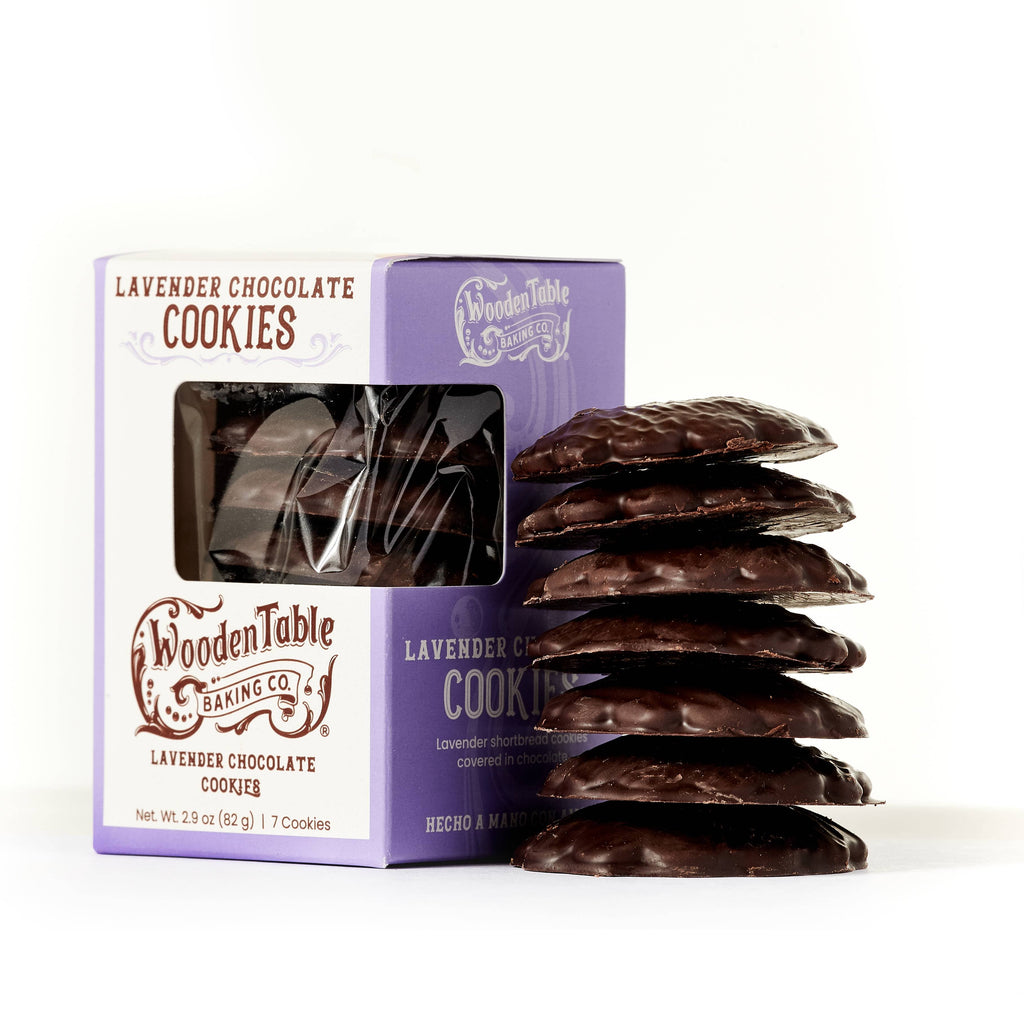 Lavender Chocolate Tea Cookies (No Gluten)