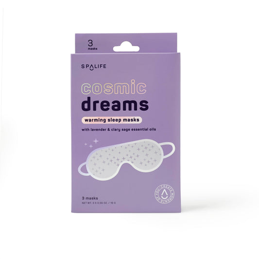 Cosmic Dreams Warming Sleep Masks, Spa Eye Masks - 3 Pk