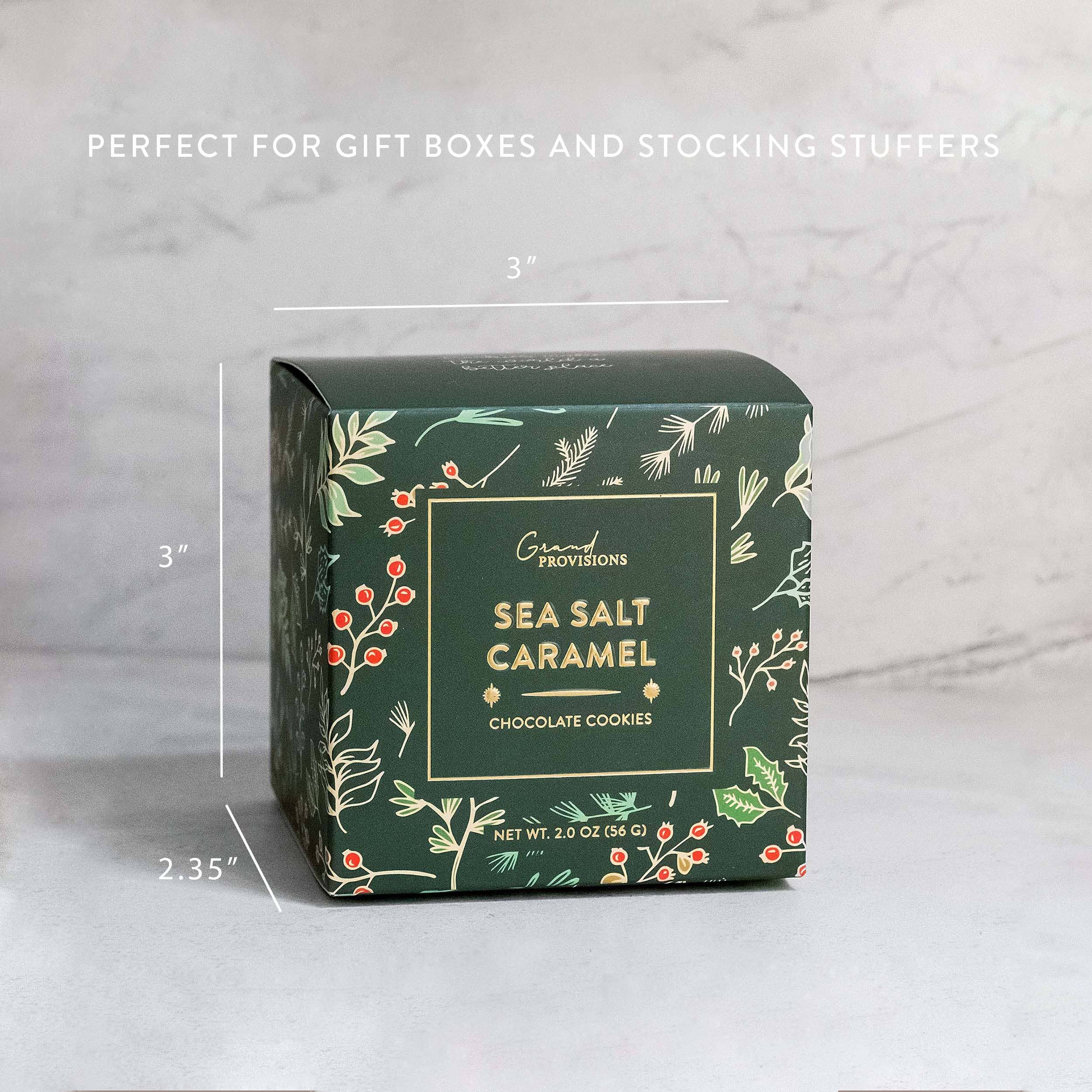 Holiday Sea Salt Caramel Cocoa Cookies (2 oz)