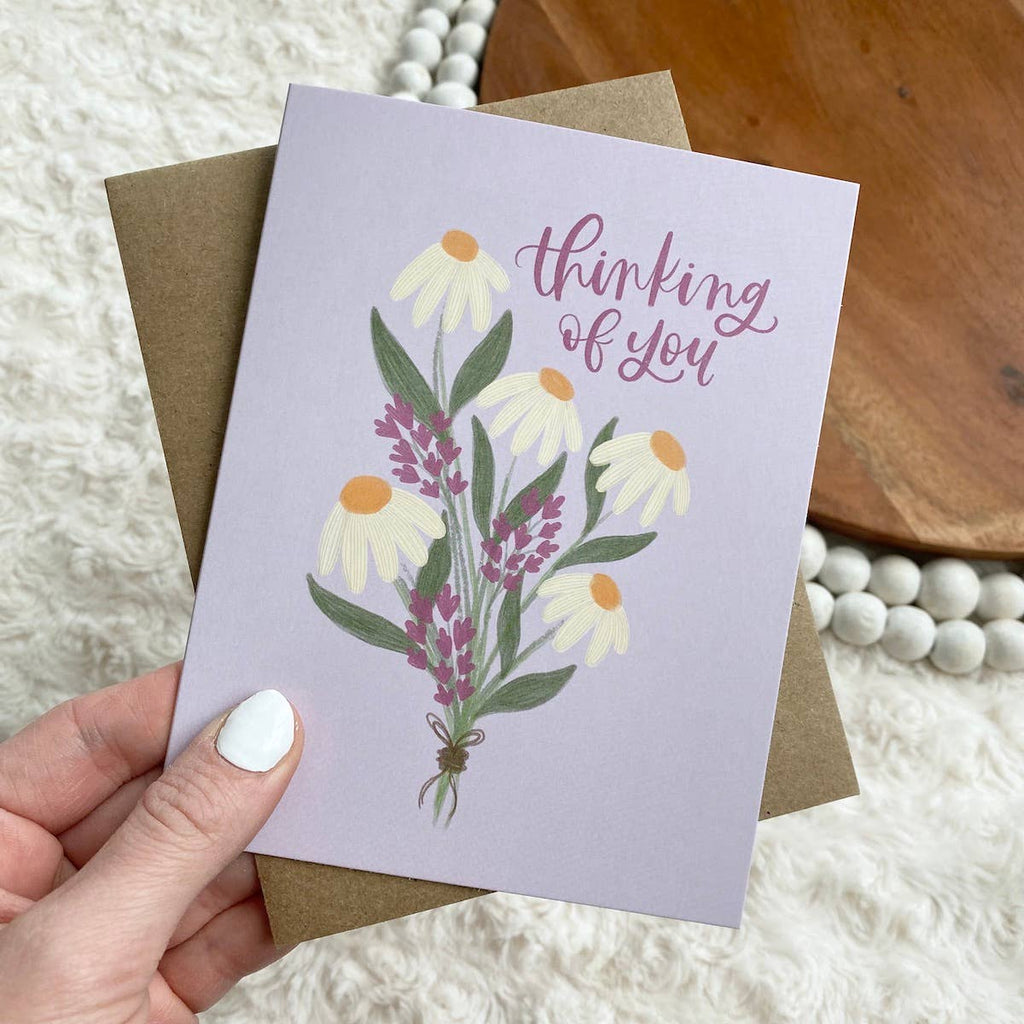 "Thinking of you" Greeting Card